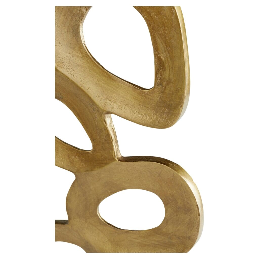 Cyan Design 11178 Chellean Lux #1 Sculpture in Gold - Elegant Home Decor for Living Room, Office & Luxury Gifts