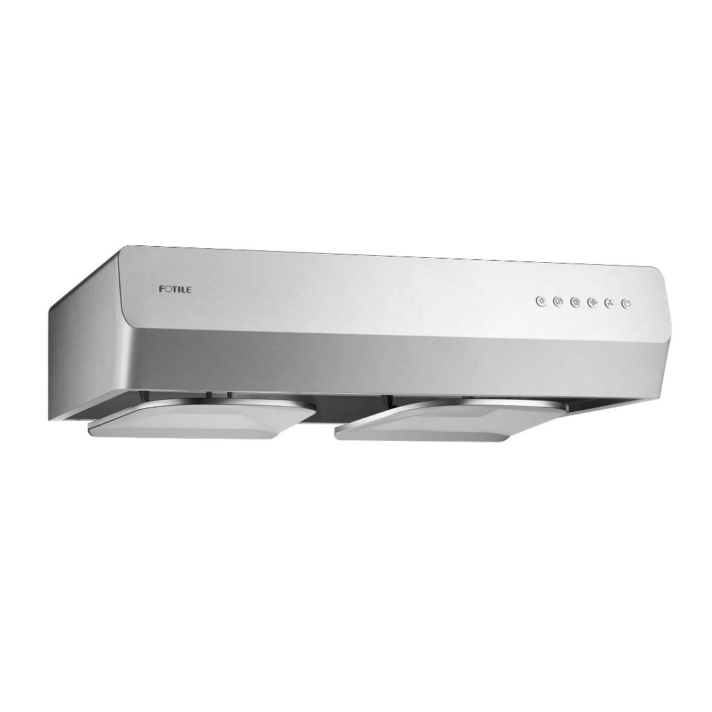 Fotile Pixie Air Series 30-Inch Slim Under Cabinet Range Hood - Powerful WhisPower Motor, Multiple Color Options (UQS300) for Modern Kitchen Ventilation