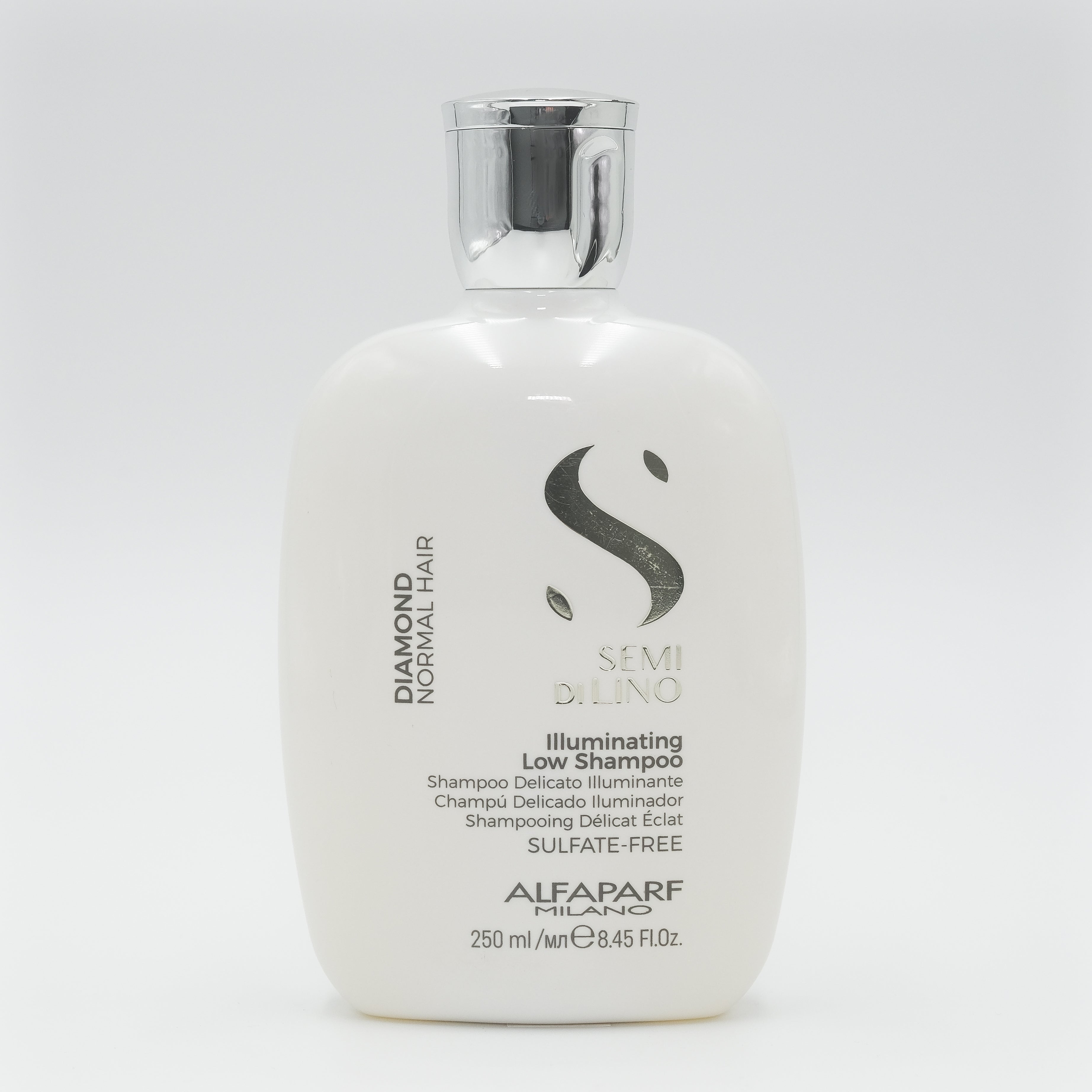 Alfaparf Diamond Illuminating Low Shampoo for Normal Hair - 8.45 oz | Sulfate-Free Shine Enhancing Formula for Daily Use & Salon-Quality Results