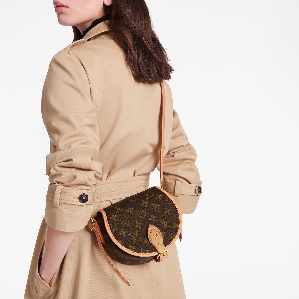 Louis Vuitton Tambourin Monogram Canvas Handbag - Luxury Designer Crossbody Bag for Women | Perfect for Everyday Use, Travel & Special Occasions