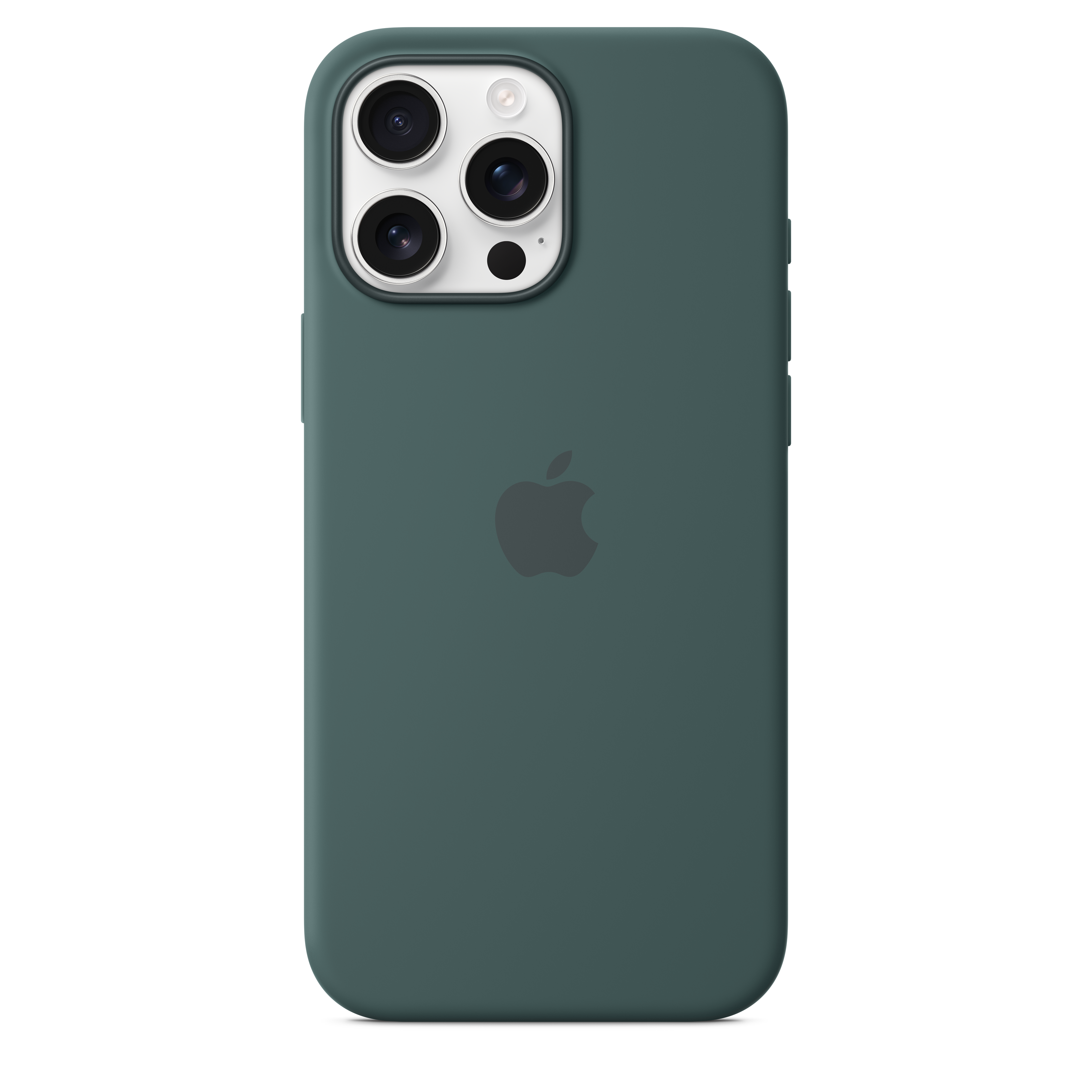 Magnetic Silicone Case with MagSafe for iPhone 16 Pro Max - Lake Green | Slim Protective Cover for Everyday Use & Wireless Charging