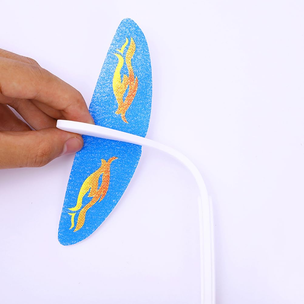 ERINGOGO Shine Hand Toss Foam Airplane - Electric Glider Toy Plane for Kids & Adults, Easy Assembly, No Lights, Rechargeable - Fun Outdoor Flying Toy for Parks, Backyards & Family Activities