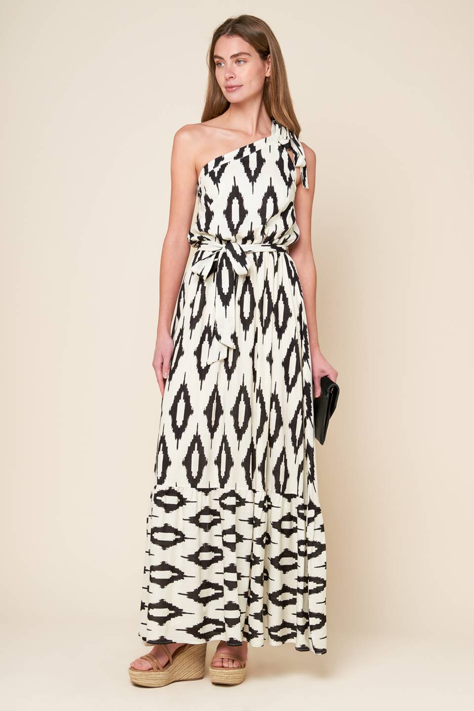 Perfect Sensation Woven Maxi Dress - Flowy Summer Beach Dress for Women, Boho Chic Long Dress for Vacations, Parties & Date Nights
