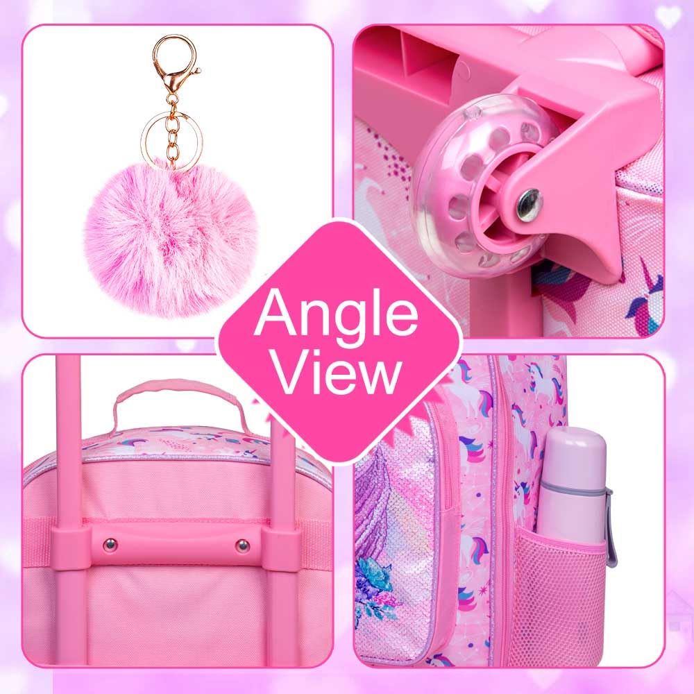 Kids Luggage for Boys & Girls - Cute Rolling Wheel Suitcase for Toddlers & Children | Travel Carry-On Suitcase for Airplane, Vacation & School Trips
