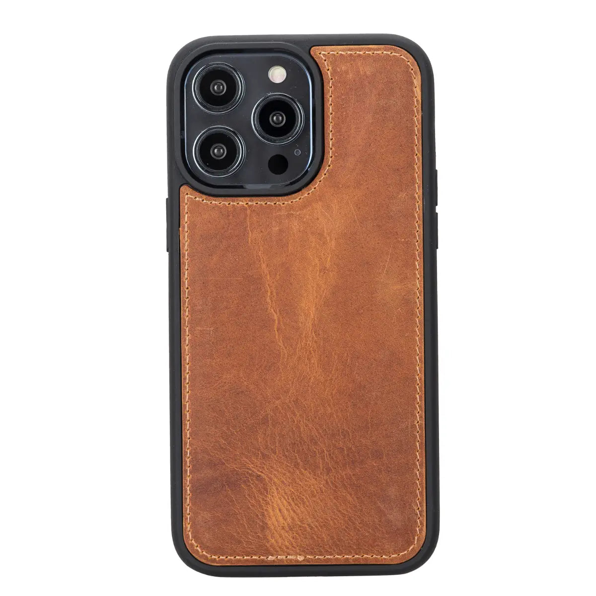 Premium Camel Brown Genuine Leather Wallet Case for iPhone 14 Pro Max - Slim Protective Cover with Card Slots (Perfect for Travel, Business & Everyday Use)