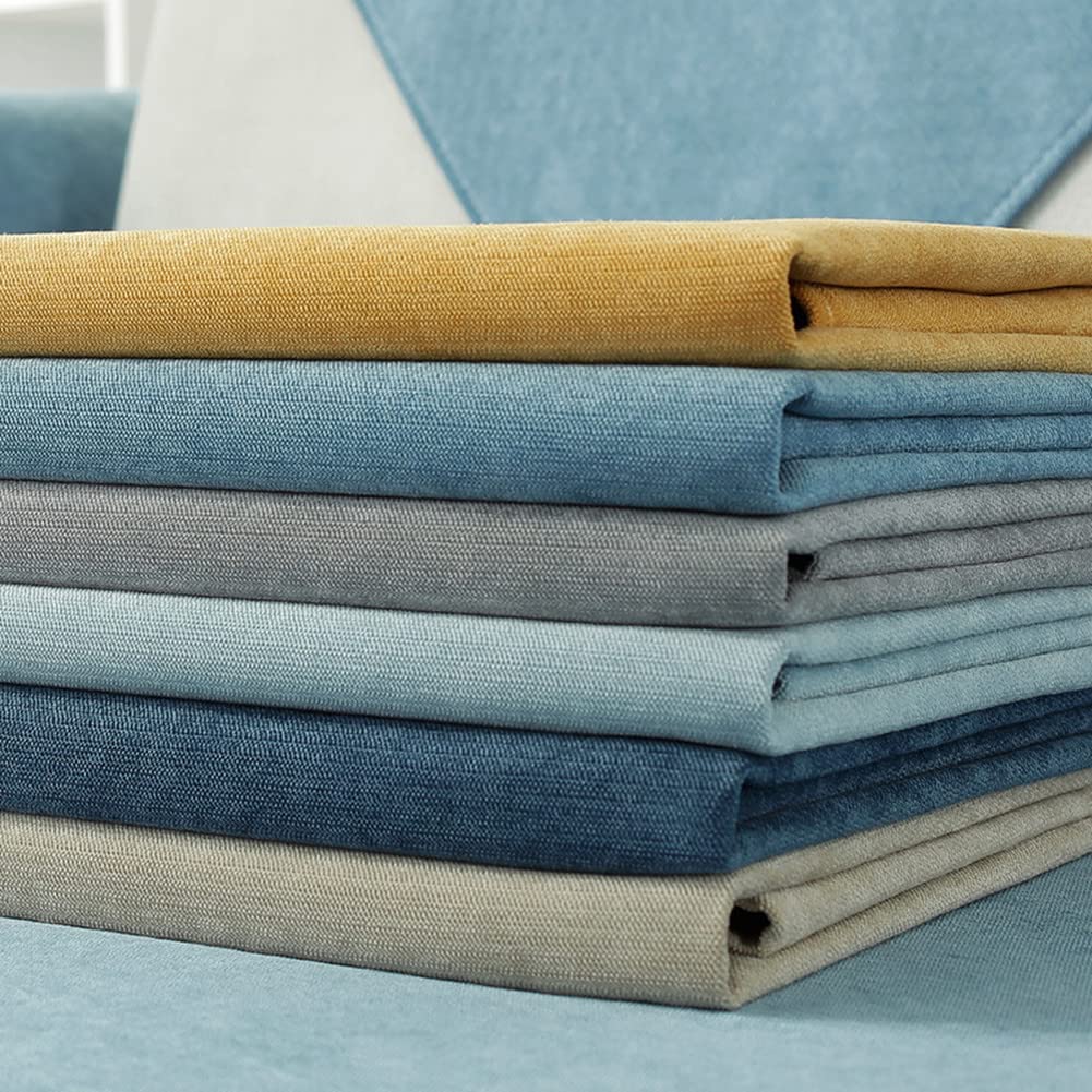 Universal Non-Slip Waterproof Sofa Slipcover - Soft Corduroy Couch Protector for Pets & Kids - Dark Blue (Medium) - Perfect for Living Room Furniture Protection & Home Decor