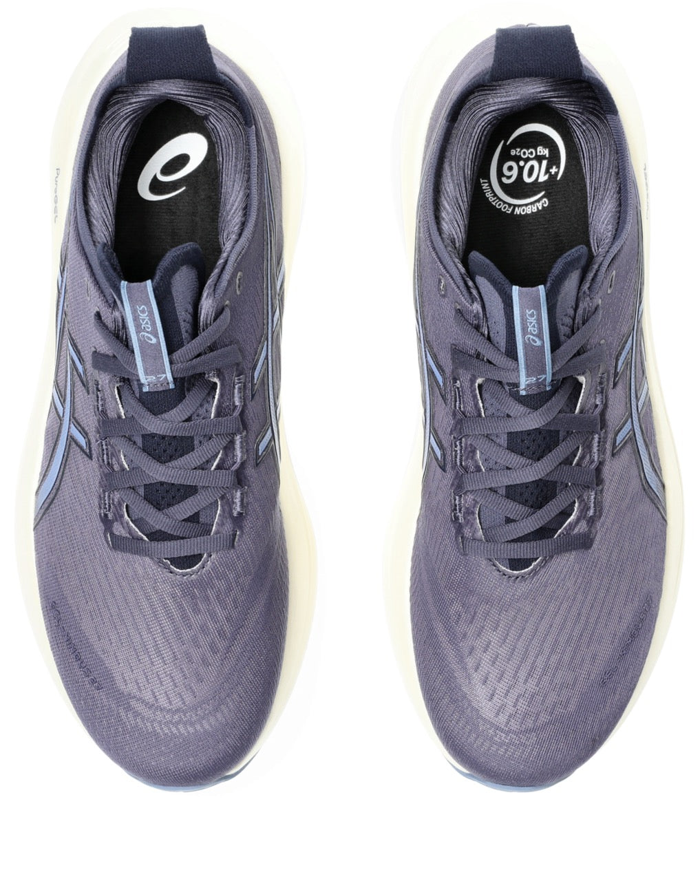 ASICS Men's Gel-Nimbus 27 Running Shoes - 500 Indigo Fog/Denim Blue - Premium Cushioned Sneakers for Jogging, Gym Workouts & Daily Comfort
