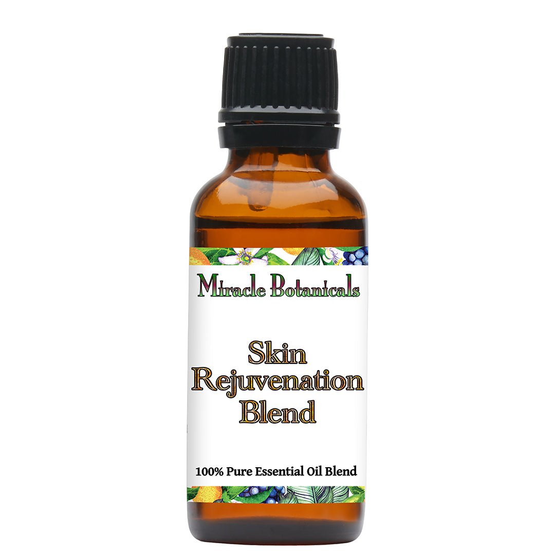 Skin Rejuvenation Blend - Anti-Aging Essential Oils & Carrier Oils for Youthful Glow | Face & Body Care for Wrinkles & Fine Lines