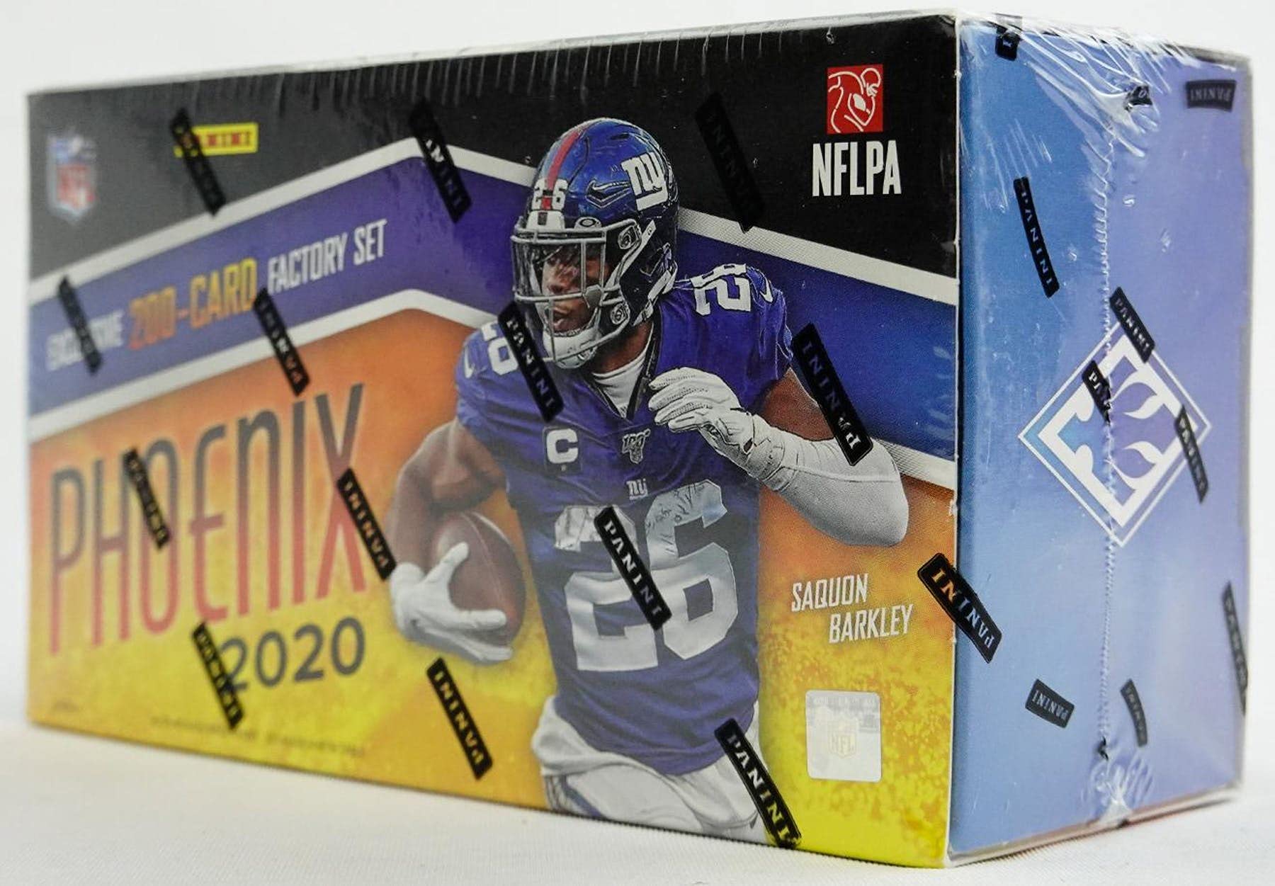 2020 Panini PHOENIX Exclusive 200-Card FACTORY Sealed NFL Football Trading Card Set - Fanatics Fire Burst Parallel in Every Card - Includes 100 Rookie Cards Featuring Justin Herbert & Joe Burrow - Perfect for Collectors, Fantasy Sports Fans, and Investment Enthusiasts