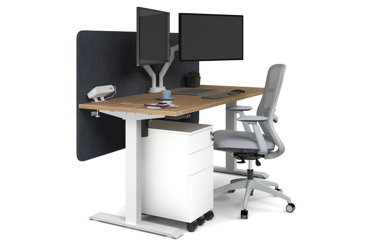 Height Adjustable Desk 1600L x 700W - Ergonomic Standing Desk for Home & Office - Perfect for Work, Study & Gaming