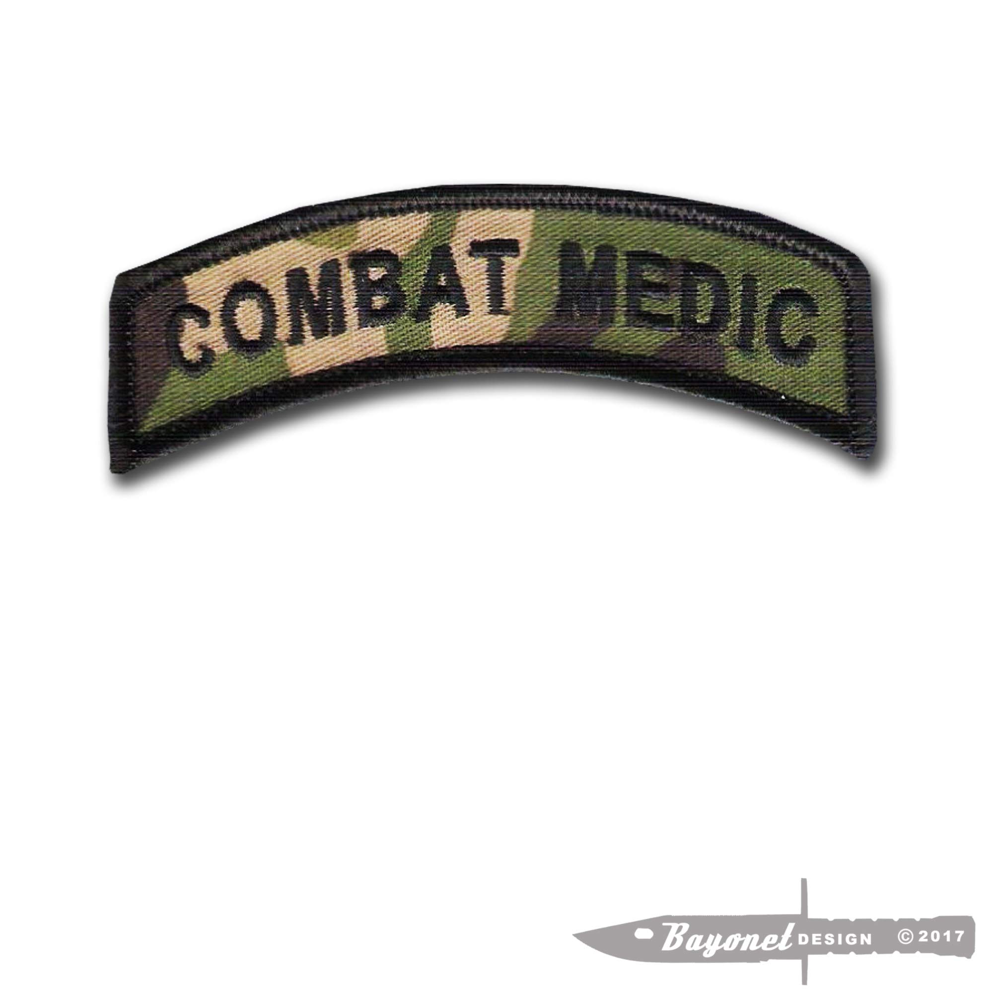 Combat Medic Multi CAM Patch with Hook and Loop Backing - 3.5