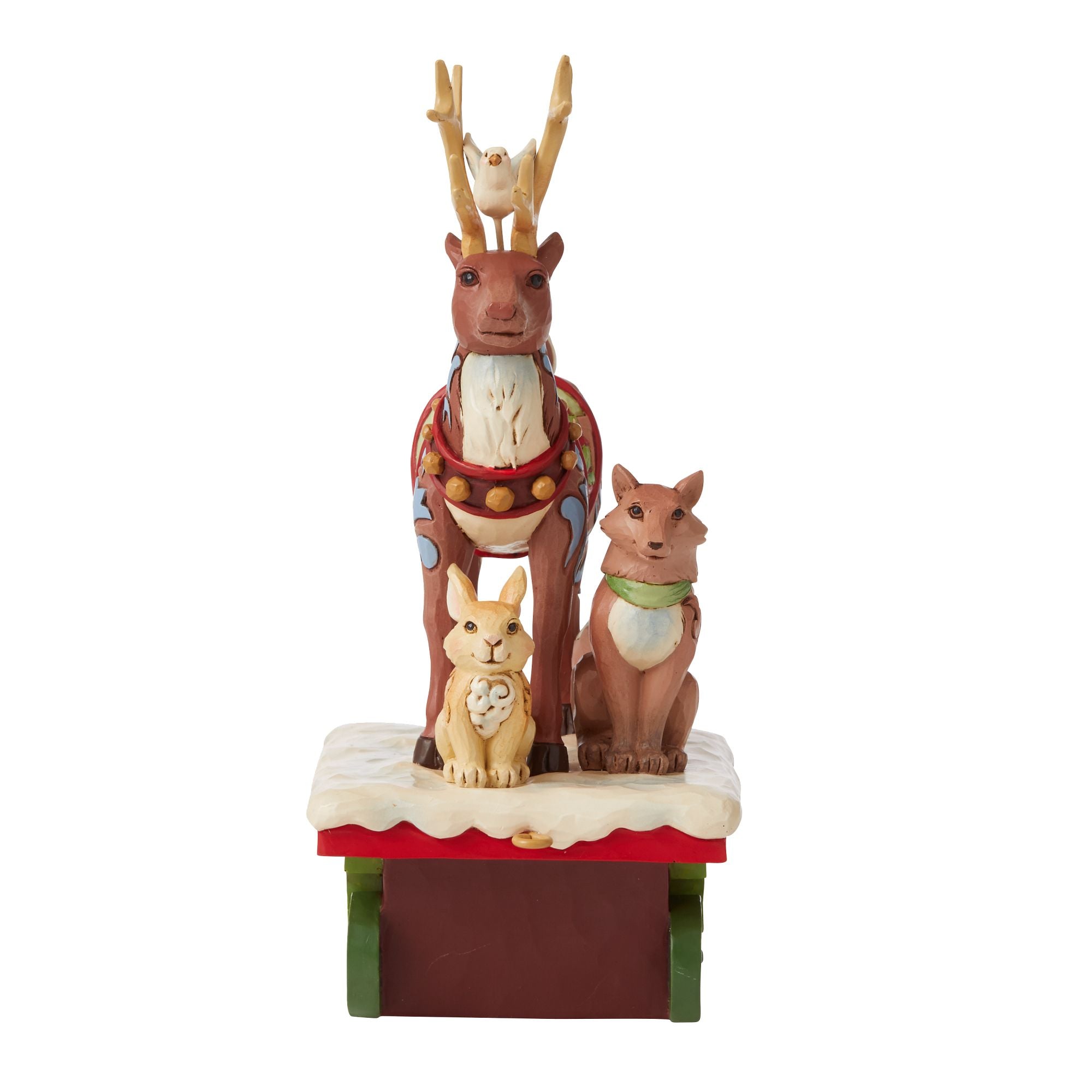 Reindeer and Animals Train Car Set - Christmas Holiday Toy Train for Kids - Perfect for Holiday Decorations, Christmas Tree Ornaments, and Festive Playtime