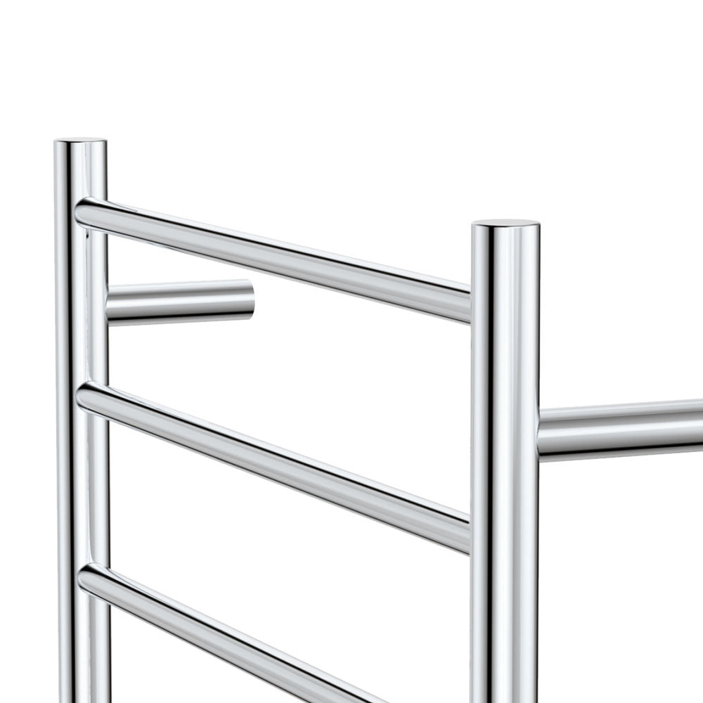 Fienza 8276080 Isabella Heated Towel Rail - 600 x 800mm Chrome Bathroom Towel Warmer for Spa, Luxury Hotels & Modern Homes