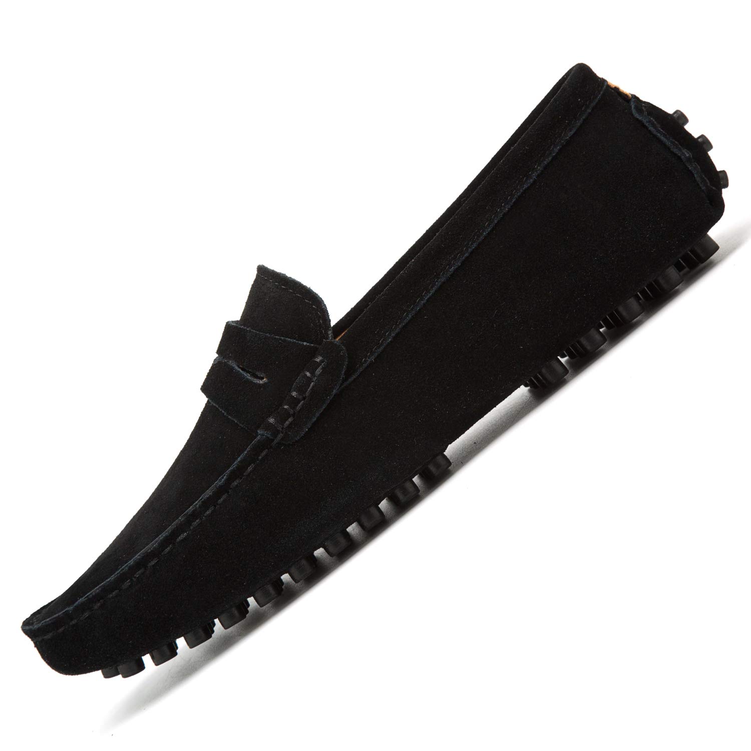 Go Tour Men's Penny Loafers - Comfortable Moccasin Driving Shoes for Casual Wear | Slip-On Flats & Boat Shoes for Office, Travel & Daily Use