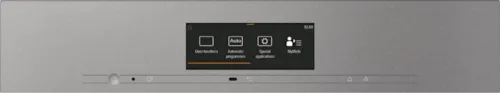Miele 60cm Built-In Oven H 7860 BP VitroLine Graphite Grey - Pyrolytic Self-Cleaning Oven for Modern Kitchens | Perfect for Baking, Roasting & Family Cooking