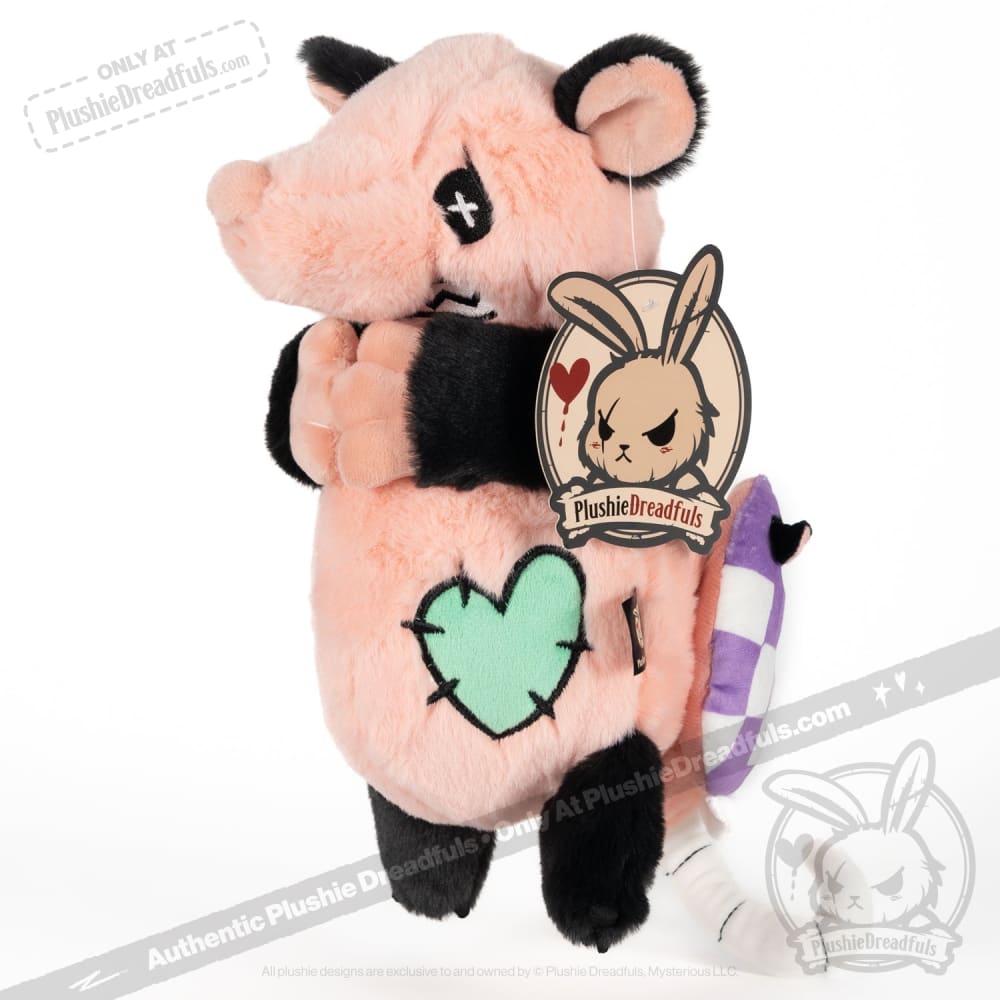 Plushie Dreadfuls Social Anxiety Opossum Stuffed Animal - Soft Cuddly Toy for Anxiety Relief, Mental Health Support & Comfort