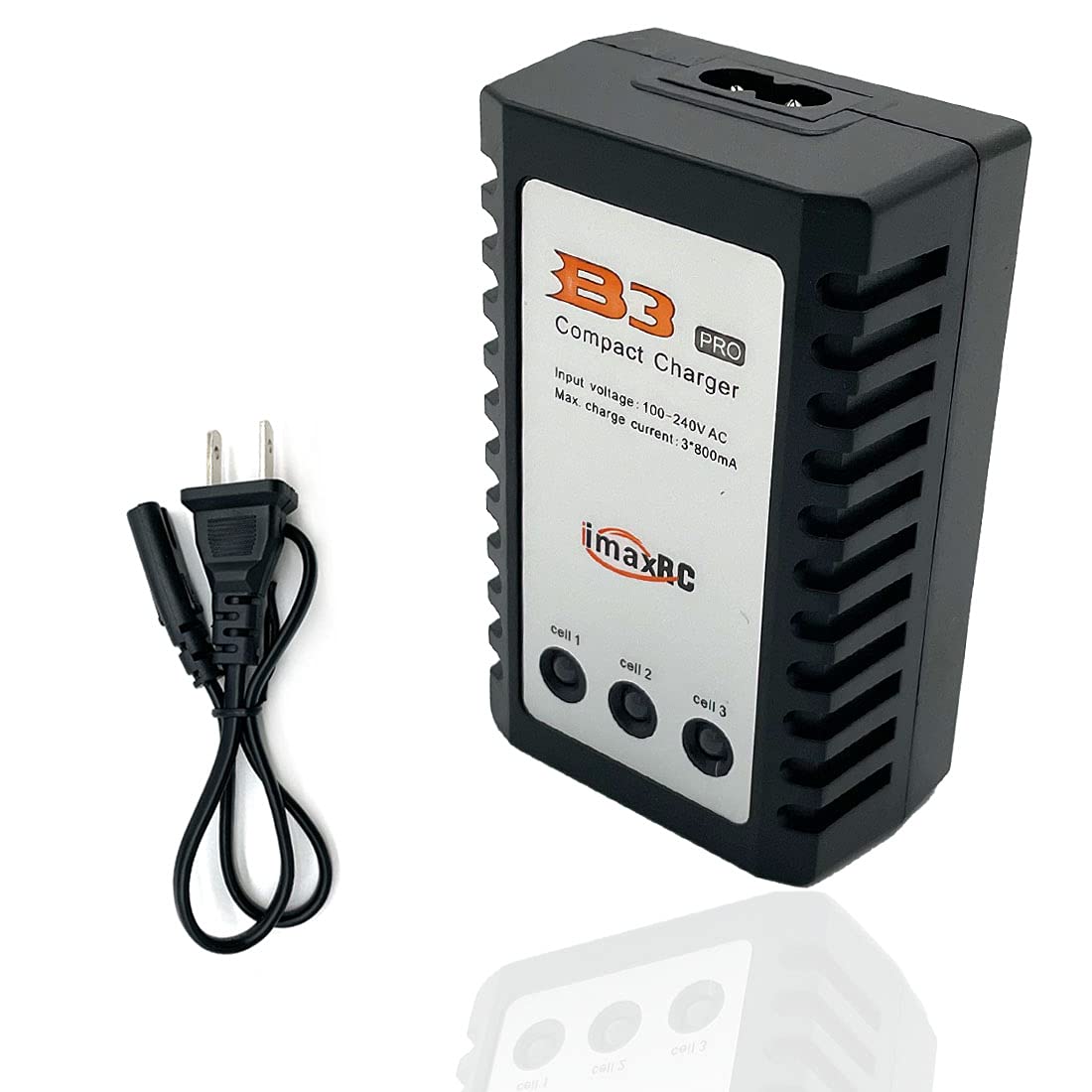 2S-3S RC LiPo Battery Balancer Charger 7.4V-11.1V - Compact B3AC Pro Charger for RC Cars, Drones, and Airplanes - Fast Charging & Safe Balancing Technology