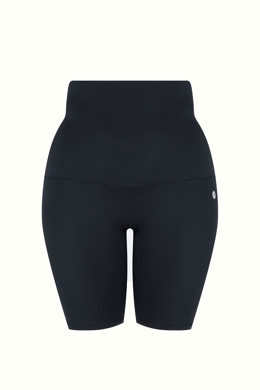 Postpartum Recovery Bike Shorts for Women - High Waisted Black Maternity Cycling Shorts - Comfortable & Breathable for Post Pregnancy Workouts, Yoga & Daily Wear