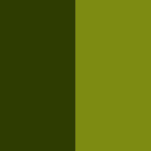Sage Green and Olive Green
