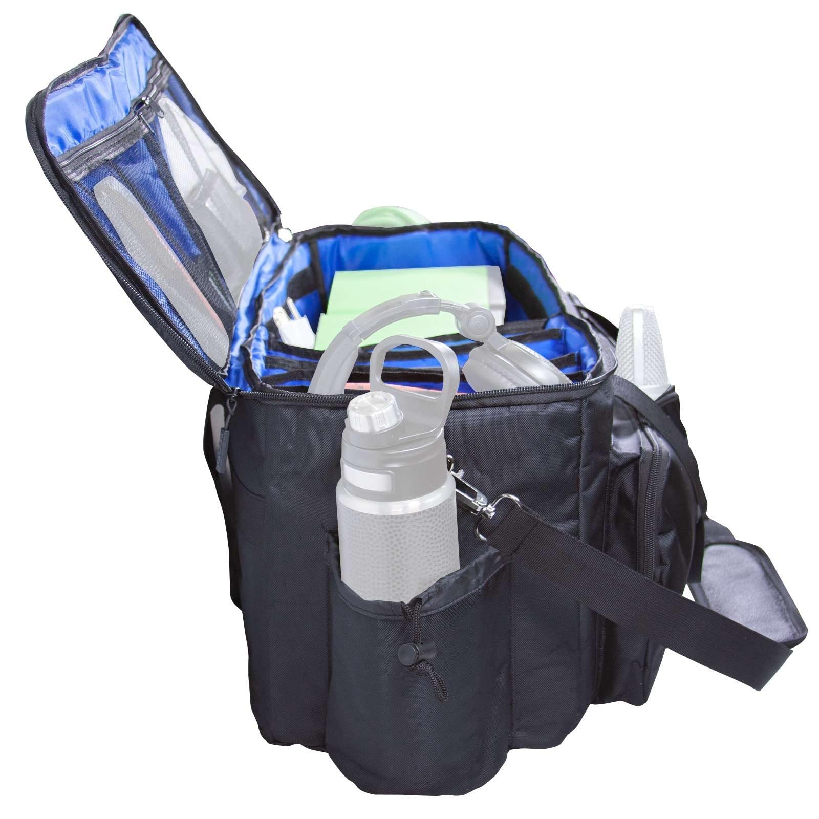 CLUTCH CL-CADDY200 Premium Utility Storage & Transport Bag for Headphones, Cables & Tech Accessories - Perfect for DJs, Musicians & Travel Organization