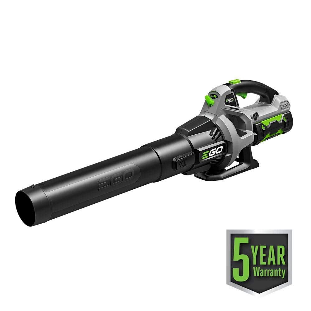 EGO Power+ 56V Cordless Leaf Blower - 110 MPH, 530 CFM Variable Speed Turbo, Includes 2.5Ah Battery & Charger - Perfect for Yard Cleanup, Driveway Clearing & Outdoor Maintenance