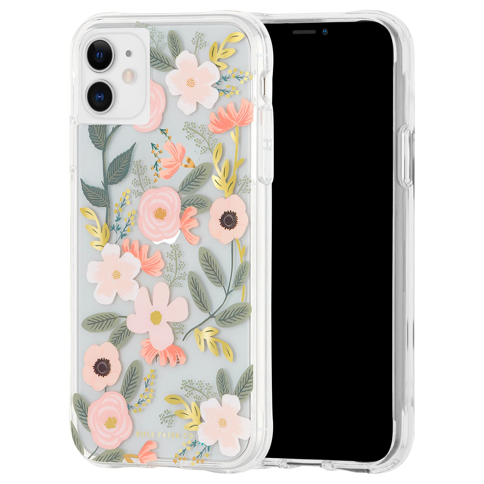 Rifle Paper Co. iPhone 11 Case with Gold Foil Accents - 6.1 Inch Eco-Friendly Wild Flower Design - Perfect for Everyday Use & Gift Giving