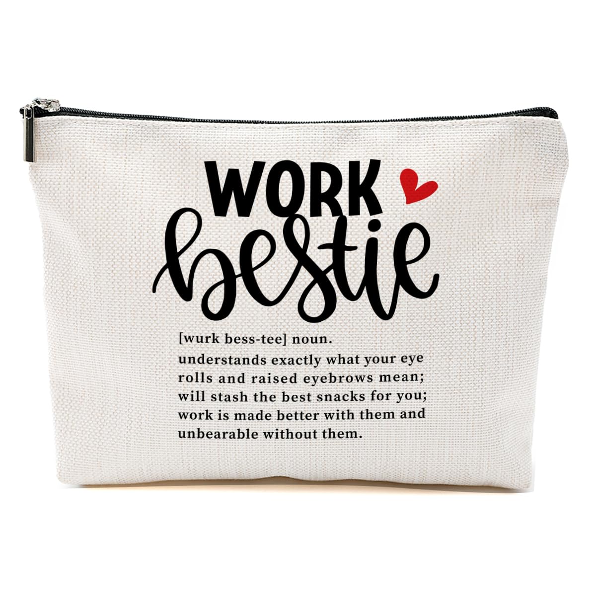 Best Coworker Gifts for Women - Cute Makeup & Toiletry Bag for Friends, Colleagues, Birthday, Christmas & Going Away Presents - Perfect for Office, Travel & Daily Use