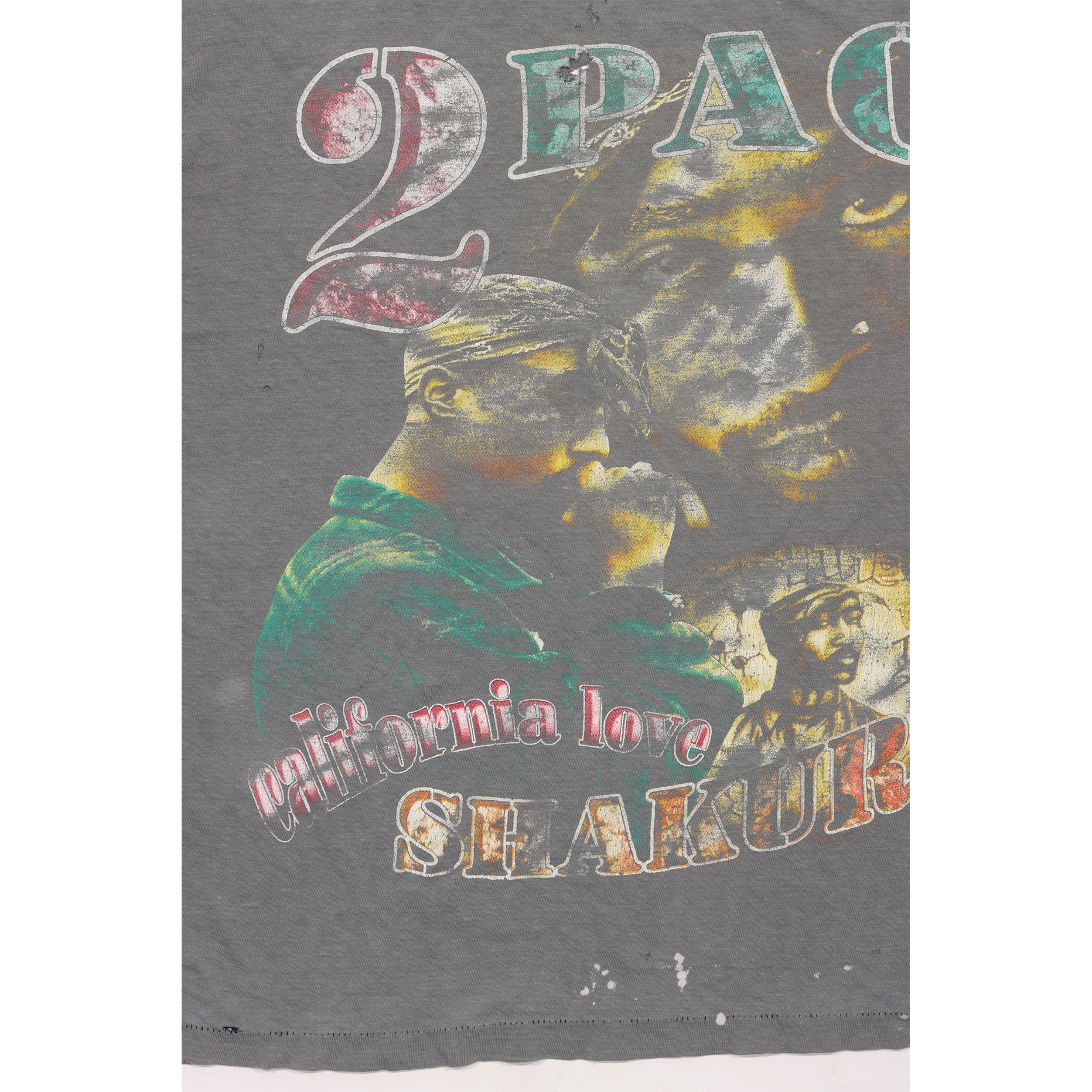 Vintage 1990s Tupac Shakur Graphic T-Shirt - Retro Hip Hop Rap Music Tee for Men & Women - Perfect for Concerts, Streetwear & 90s Fashion