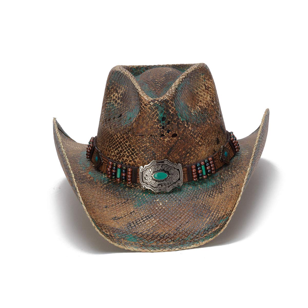 Men's Western Hat with Beadwork - Perfect for Rodeo & Outdoor