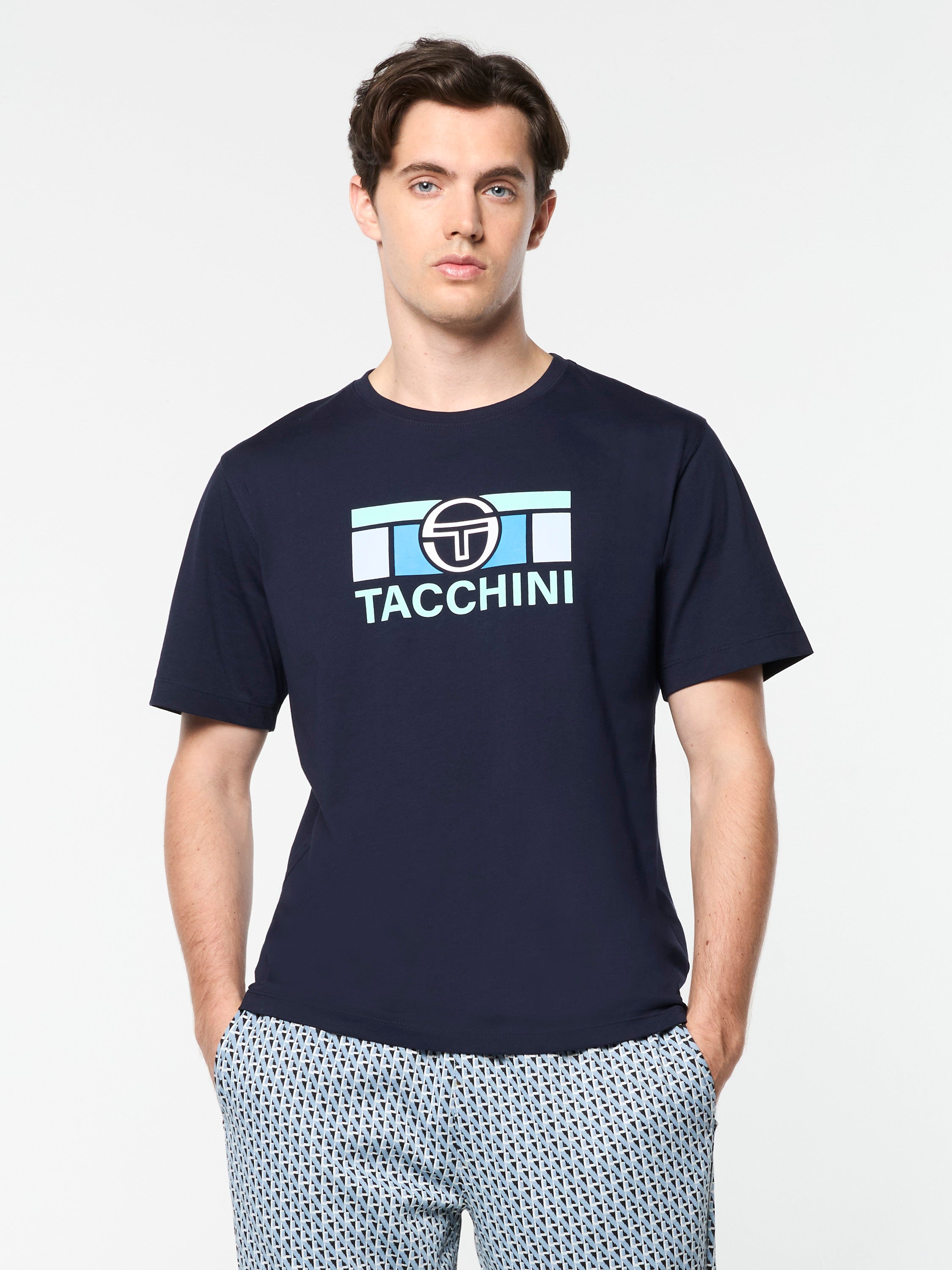 Premium Marca Cotton T-Shirt for Men - Soft Breathable Crew Neck Tee in Maritime Blue | Casual Wear, Gym, Lounge & Everyday Outfits