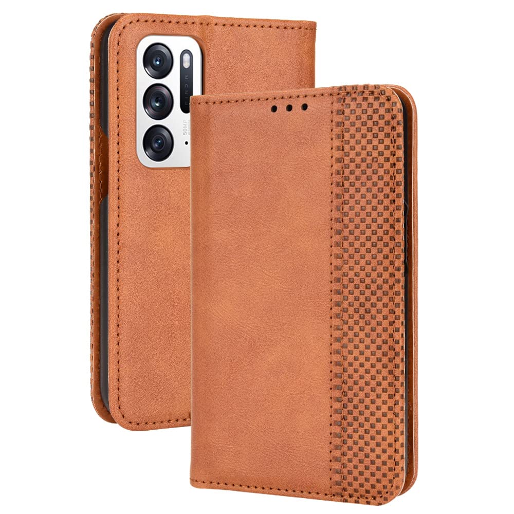 Premium PU Leather Flip Cover Case for Oppo Find N (2021 5G PEUM00) - Slim Protective Phone Case with Card Slot | Perfect for Work, Travel & Daily Use