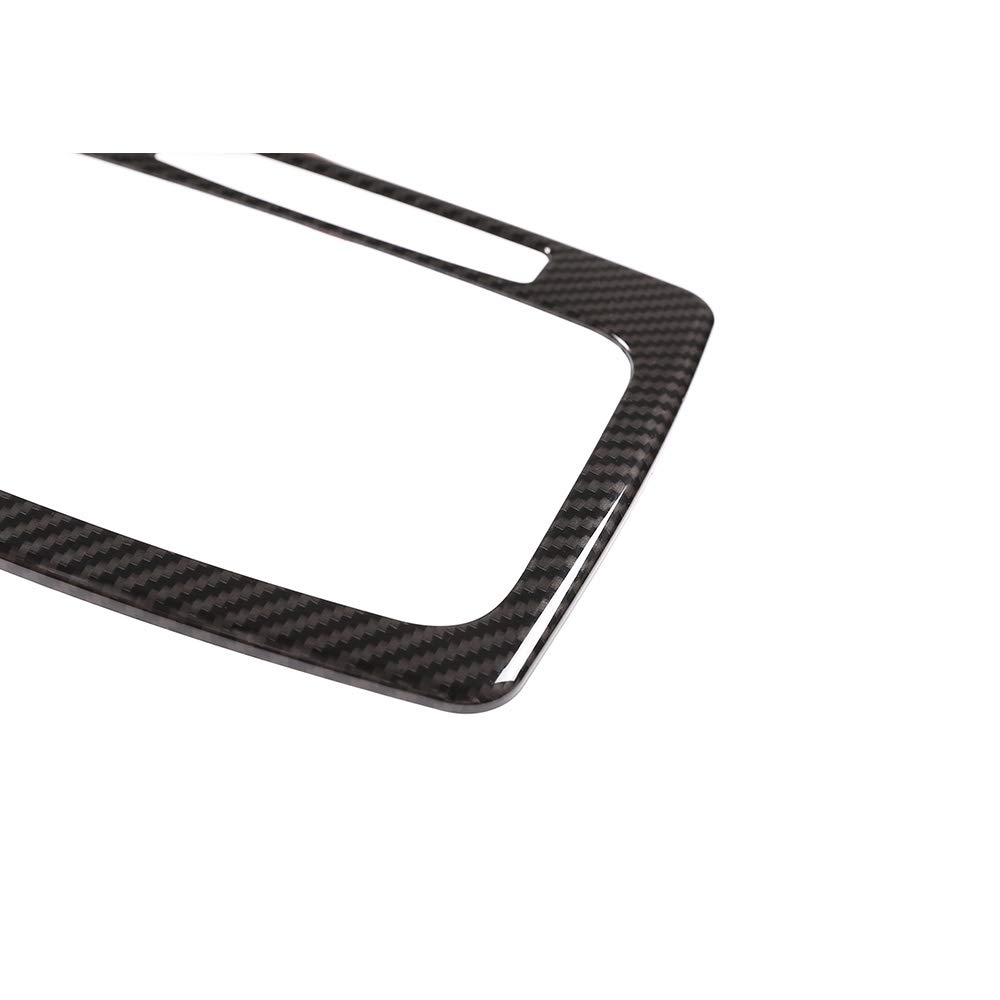 Carbon Fiber Style ABS Center Console Gear Shift Panel Cover for Mercedes Benz C-Class W204 (2008-2014) | Left Hand Drive Interior Upgrade | Durable & Stylish Car Accessory for Enhanced Driving Experience