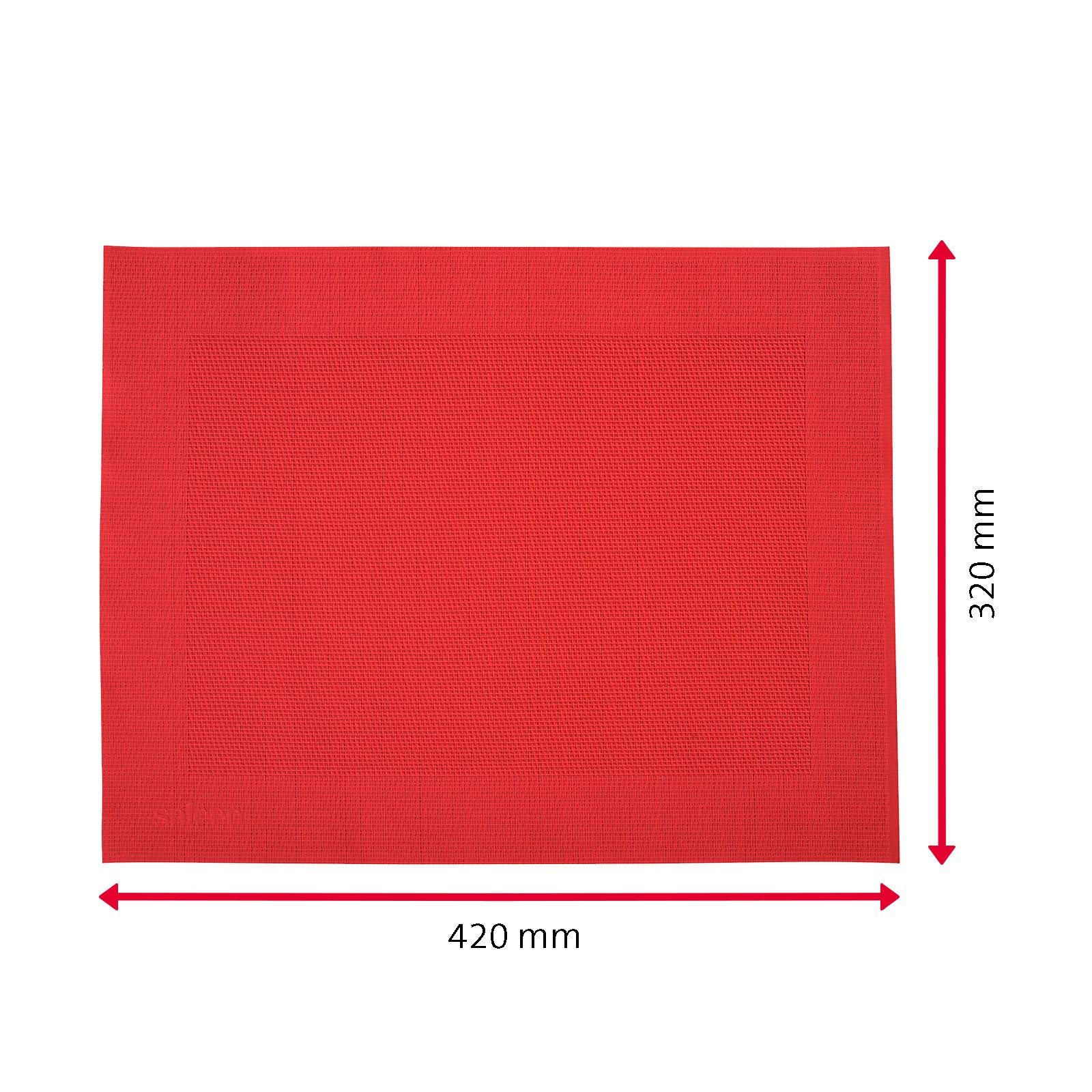 Westmark Home Place Mats - Waterproof Vinyl Polyester Table Mats for Dining Room, Kitchen & Outdoor Use | Non-Slip & Easy to Clean