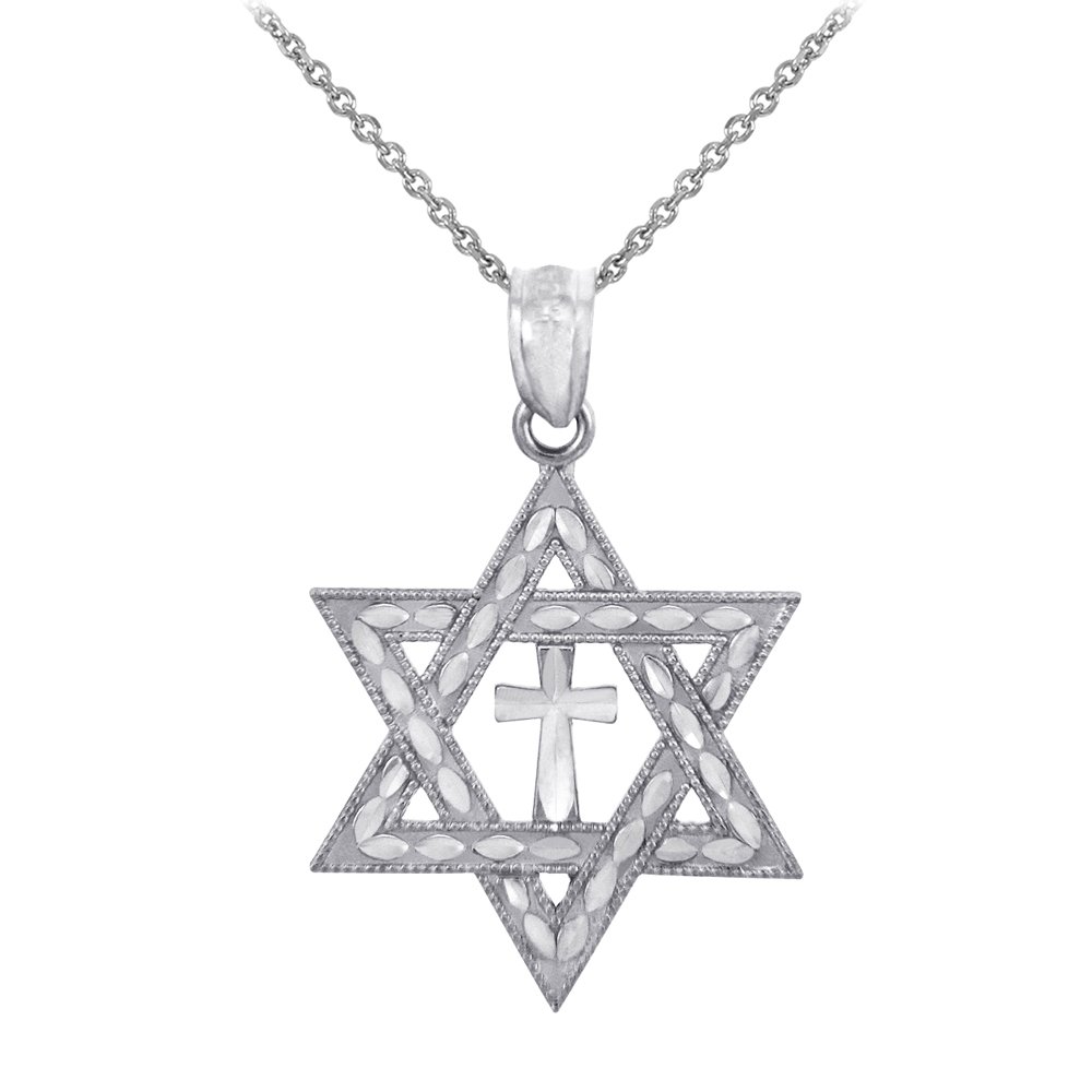 925 Silver Star of David Pendant Necklace - Jewish Jewelry Gift