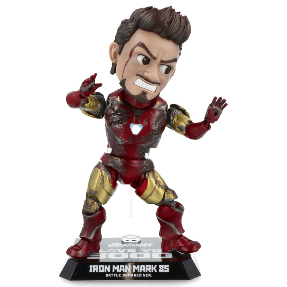 Iron Man Mark 85 Battle Damaged Version Action Figure - Avengers Endgame Collectible Toy for Display & Gifts | Marvel Superhero Model for Home Decor & Office Collection