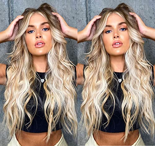 Wavy Silver Platinum Grey Mixed Synthetic Wig for Women - Perfect for Cosplay, Halloween, and Daily Fashion