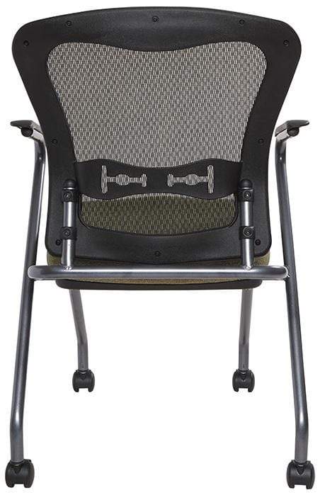 Office Star Pro Line II Mesh Folding Chairs - 2 Pack [84440 30] - Comfortable & Durable for Office, Conference, Events & Outdoor Use