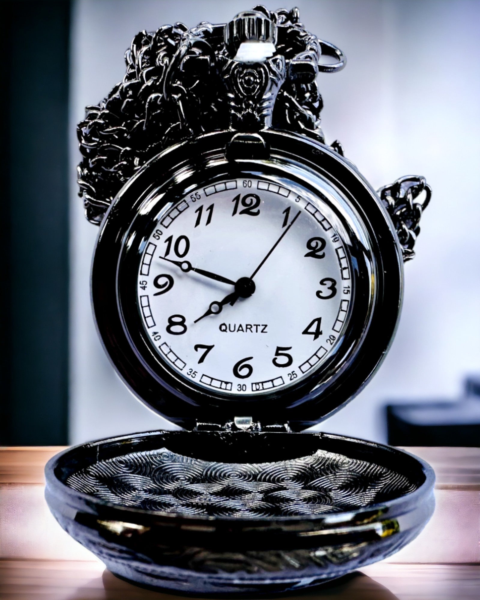 Personalized Engraved Galactic Eye Pocket Watch - Vintage Style Gift for Men & Women - Perfect for Weddings, Anniversaries & Special Occasions