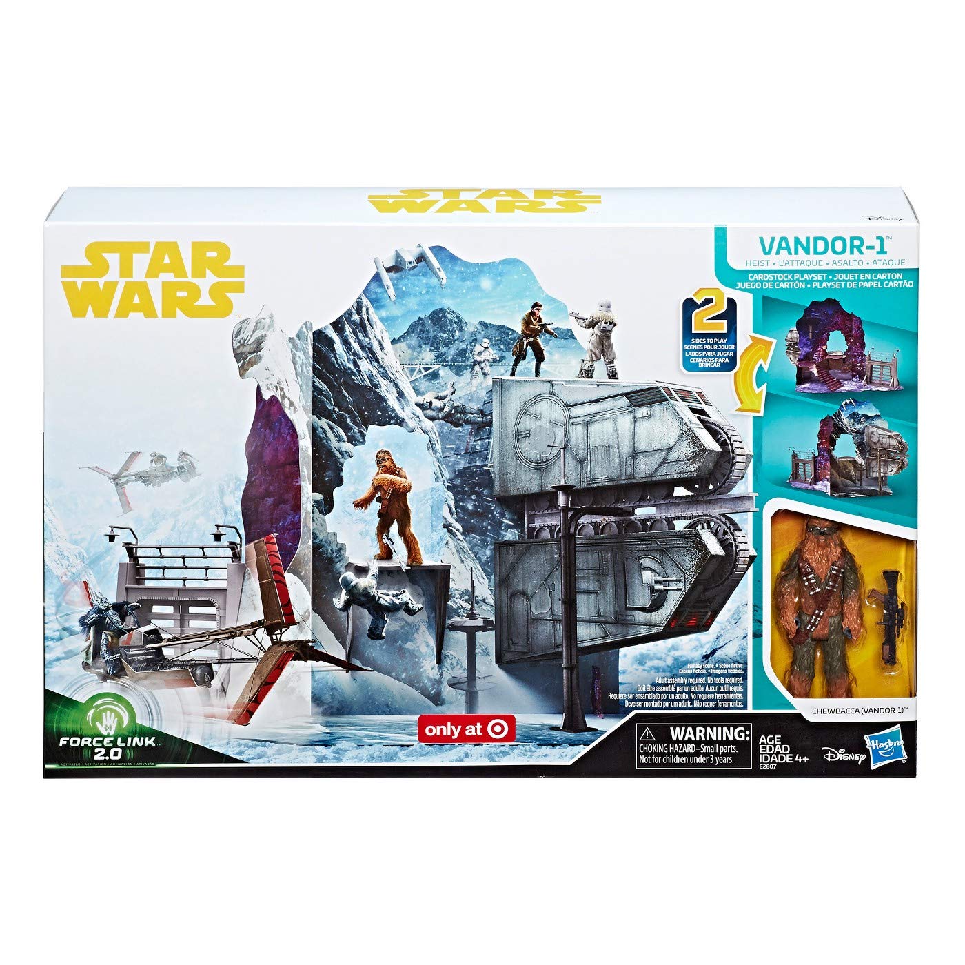 Star Wars Solo Force Link 2.0 Vandor-1 Heist Exclusive Playset with Chewbacca Action Figure - Collectible Toy Set for Kids & Fans | Perfect for Playtime, Display & Star Wars Themed Parties