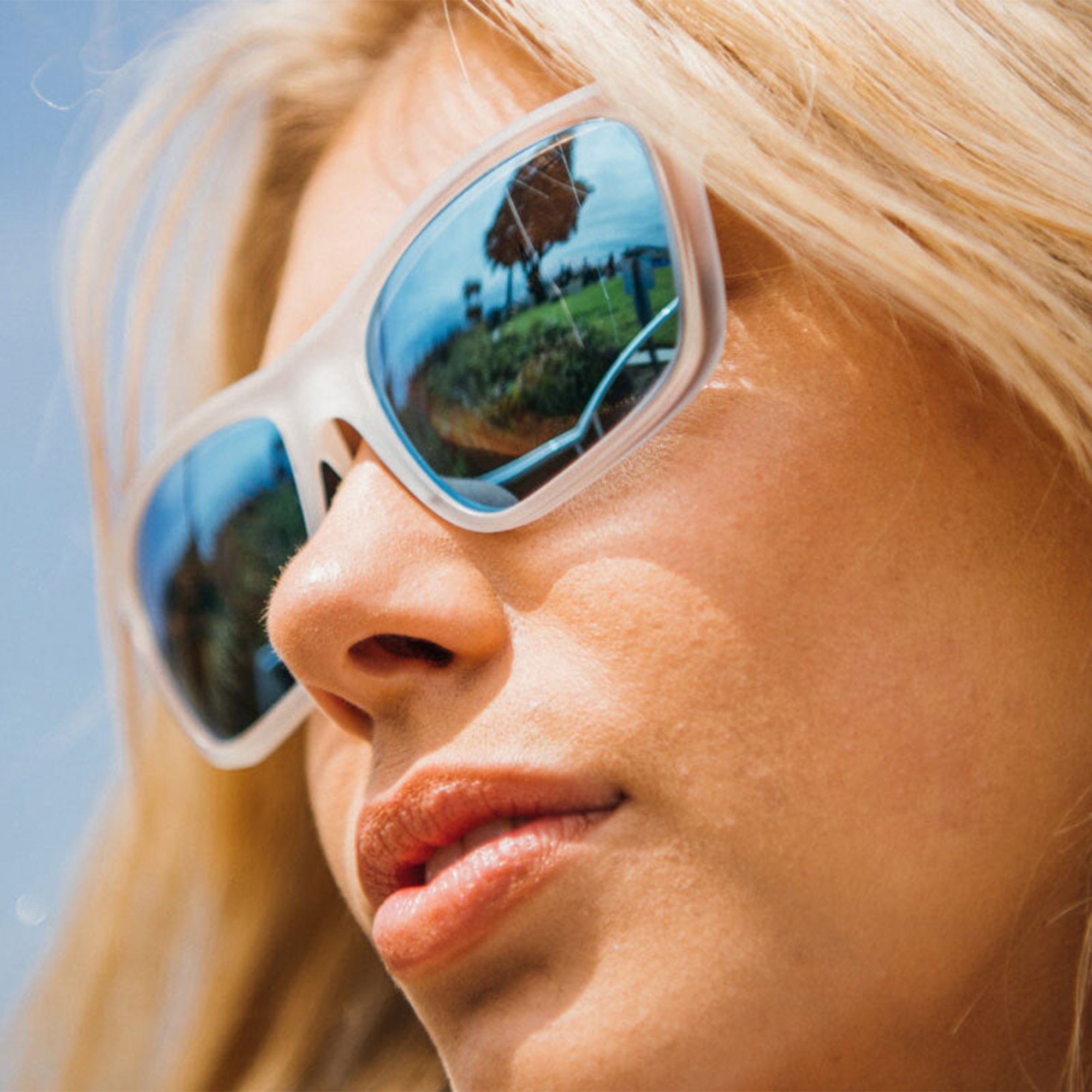 Clarke Polarized Sunglasses for Men & Women - Frost/Ice Blue Lens - UV400 Protection - Lightweight & Comfortable - Perfect for Driving, Fishing, and Outdoor Activities