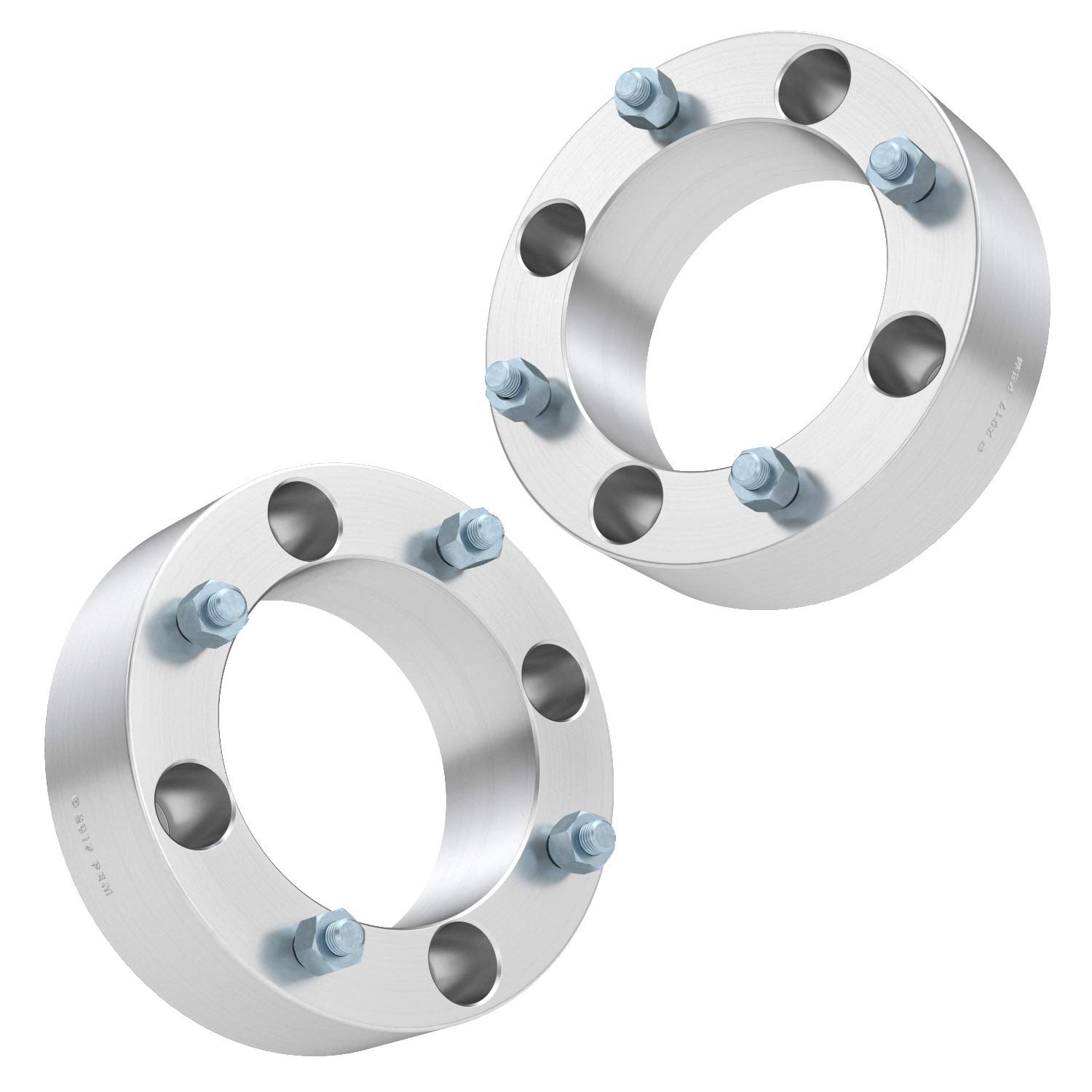 RockTrix 2 Inch ATV Wheel Spacers (4x137, 110mm Bore, 10x1.25 Studs) - Compatible with Kawasaki Can-Am Bombardier UTV - Silver V3 50mm (2pcs) - Perfect for Off-Roading, Trail Riding & ATV Accessories Upgrade