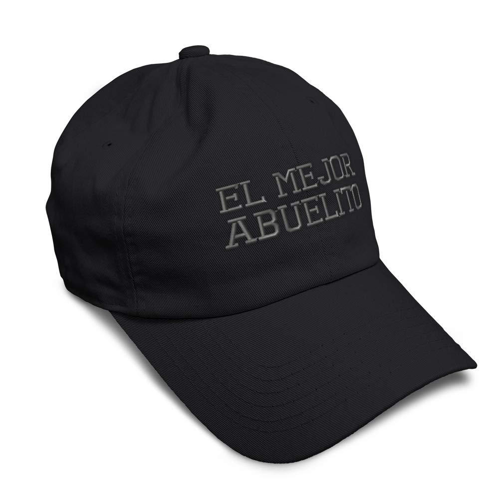 Soft Cotton Baseball Cap for Men & Women - 'El Mejor Abuelito' Grandpa Spanish Dad Hat - Perfect Gift for Father's Day, Birthday & Family Gatherings