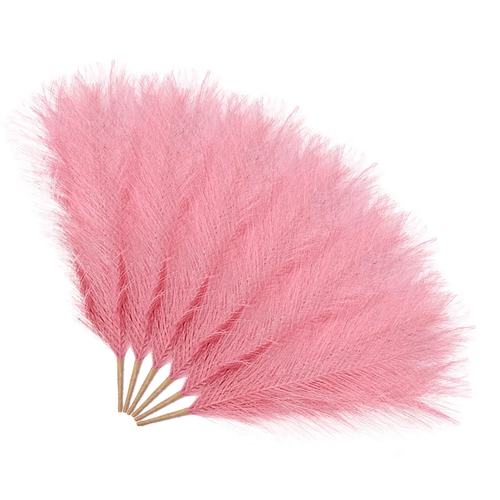 MILAX Nordic Style Artificial Pampas Grass Bouquet - Wedding Decor, Party, Outdoor Garden & Porch Wall Decorations (Bean Paste, One Size) - Perfect for Boho Wedding Centerpieces, Rustic Home Decor & Farmhouse Aesthetic