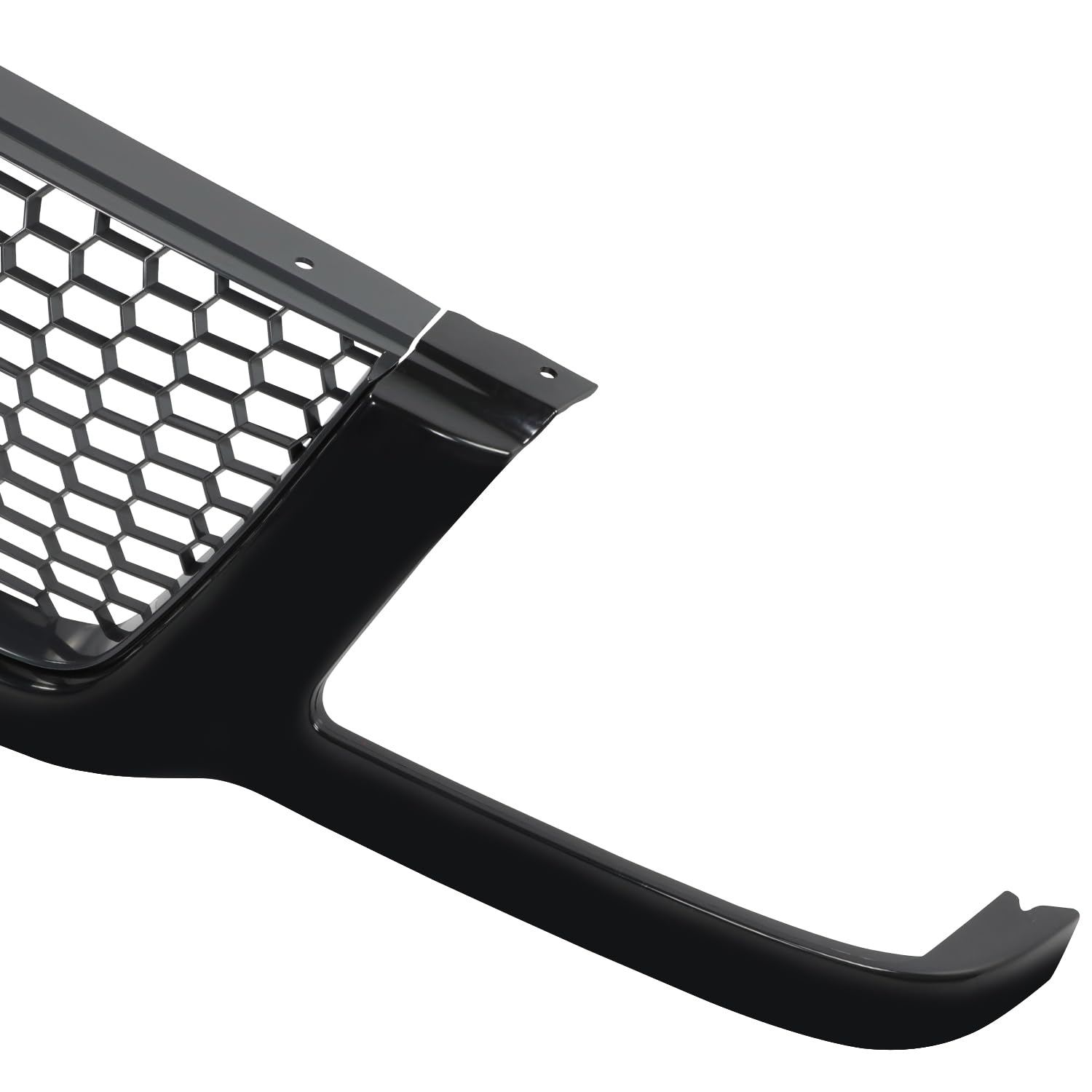 DNA MOTORING Honeycomb Mesh Grille with Badge Slot for 2001-2003 Ford Ranger | OEM-GR-FO1200395 | Factory Style Replacement | Perfect for Off-Road & Custom Truck Upgrades