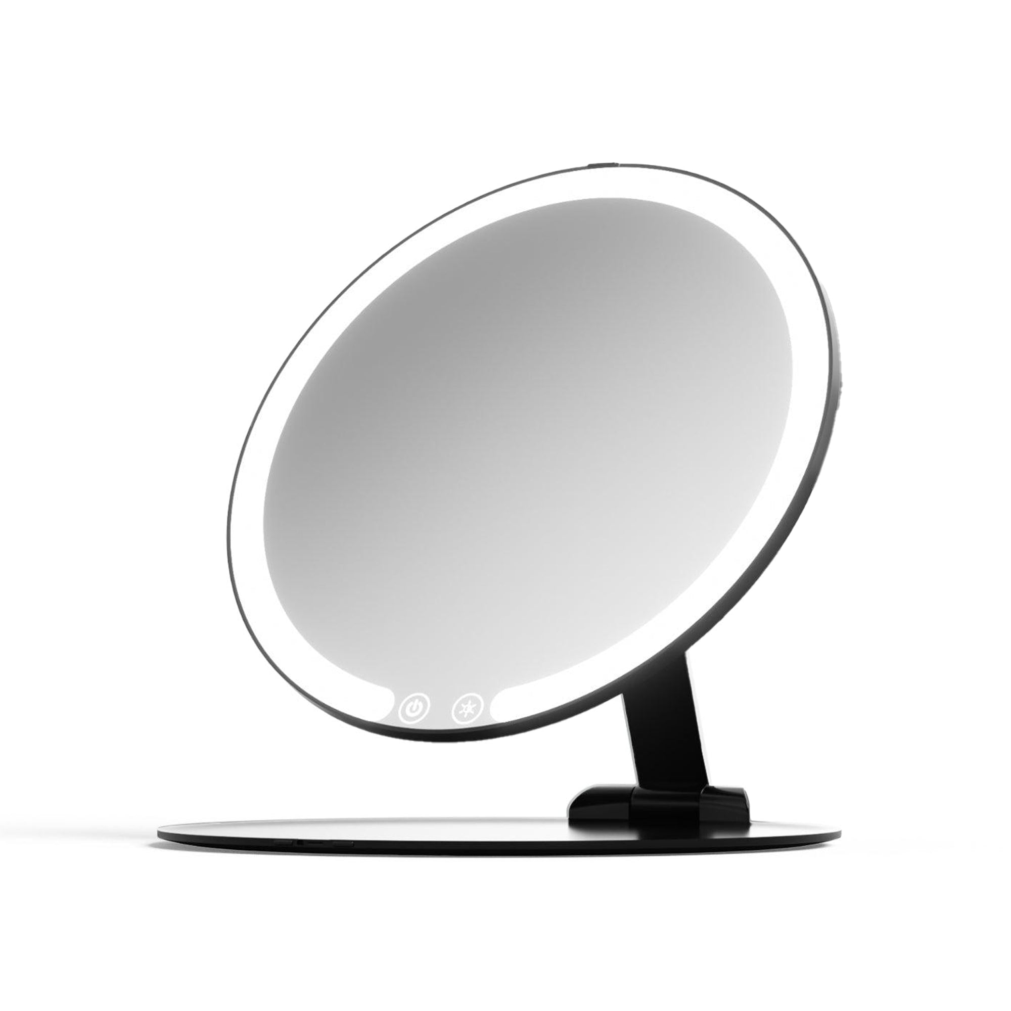 Fancii Abigail Rechargeable Travel Mirror with LED Lights - Compact Makeup Mirror for Travel, Home & Vanity - Perfect for Makeup Application, Skincare & Grooming On The Go