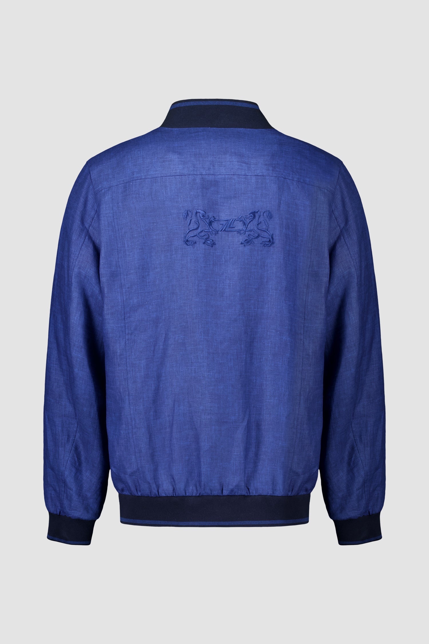 Zilli Blue Linen Overshirt for Men | Lightweight Summer Jacket | Casual & Smart Office Wear | Perfect for Beach Outings & Business Casual Events