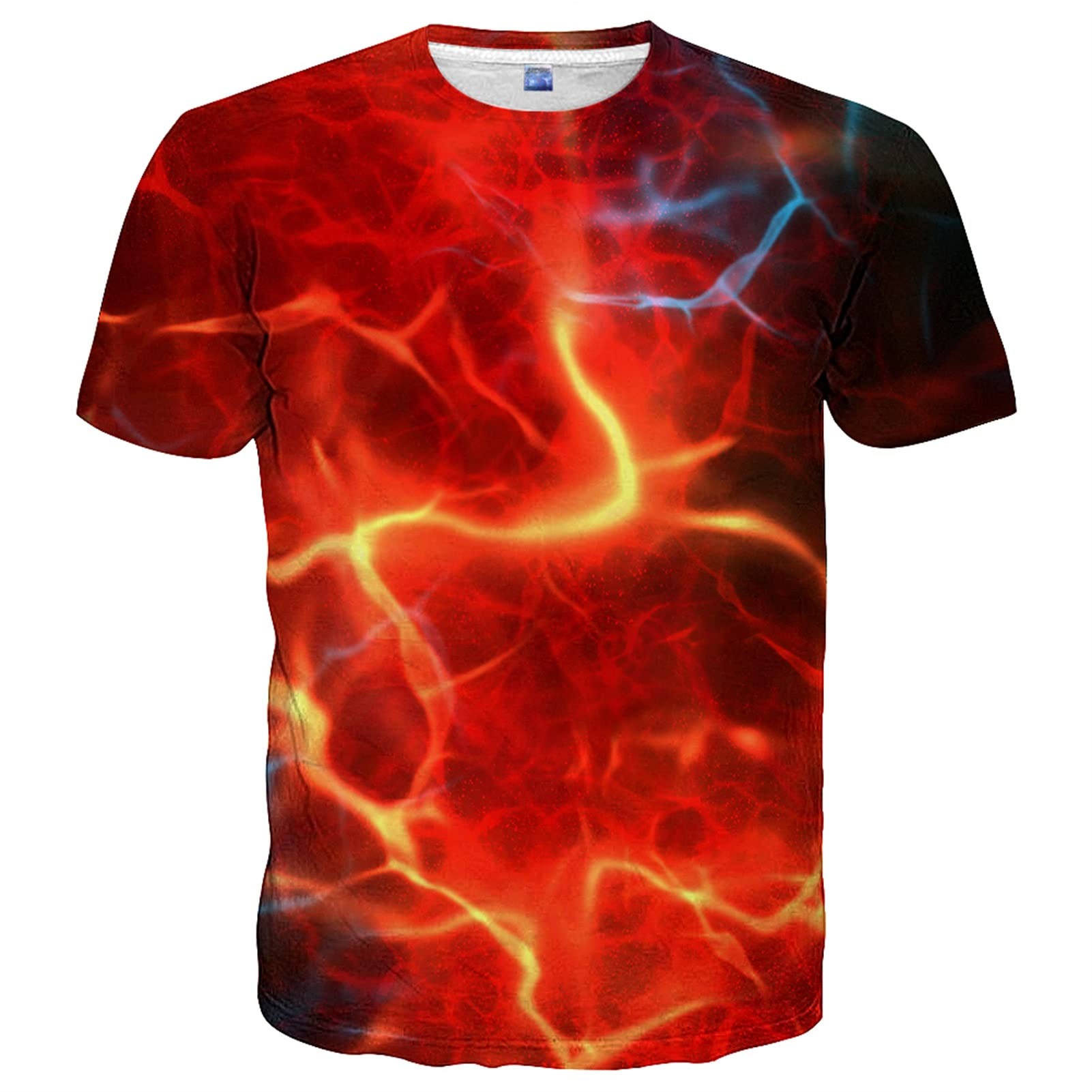 Yasswete Unisex 3D Printed Short Sleeve T-Shirts for Men & Women - Trendy Graphic Tees for Casual Wear, Street Style & Everyday Outfits