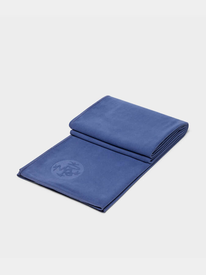 Manduka eQua Yoga Mat Towels - Non-Slip, Absorbent & Eco-Friendly for Hot Yoga, Pilates & Workouts - Perfect for Home & Studio Use