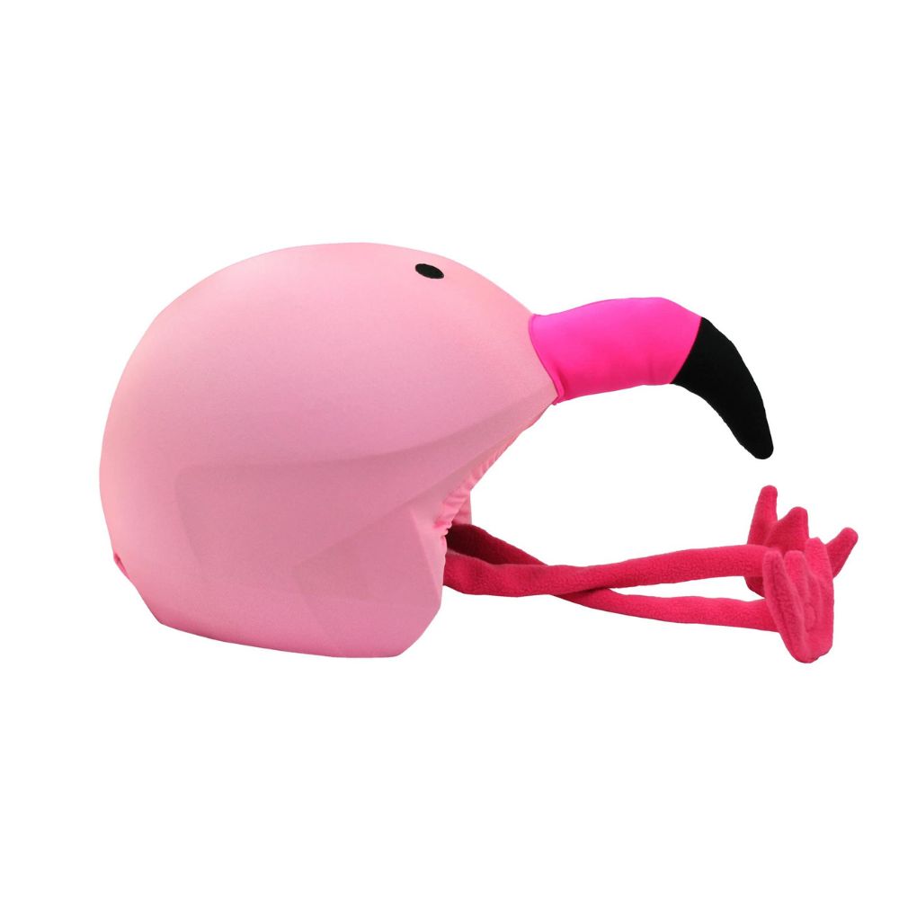 Coolcasc Animal Ski Helmet Cover - Flamingo Design for Kids & Adults | Waterproof & Warm Winter Sports Accessory | Perfect for Skiing, Snowboarding & Outdoor Adventures