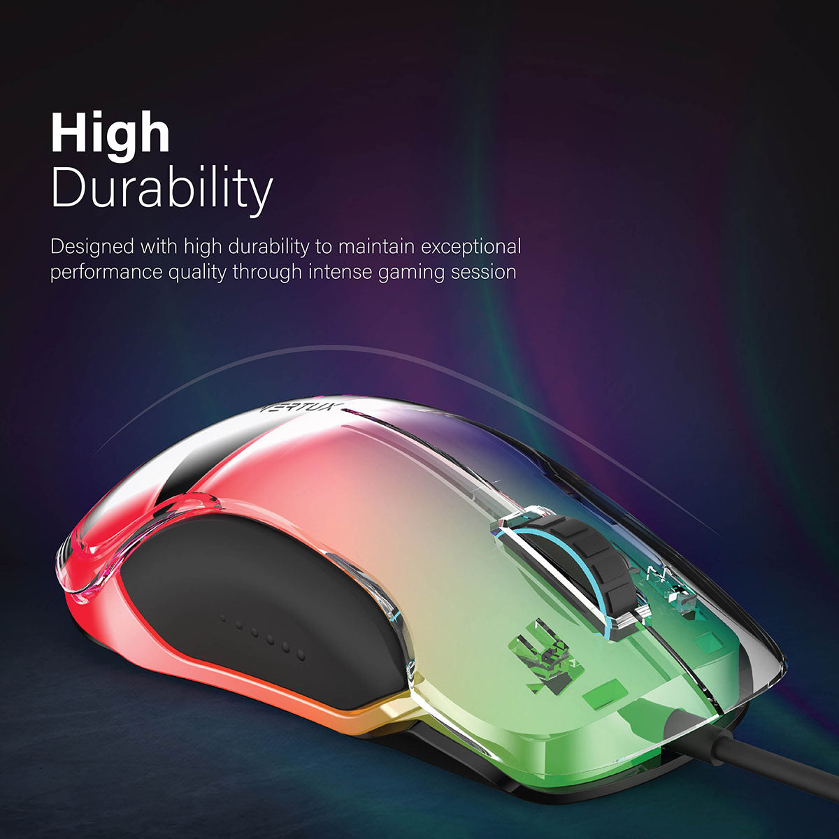 Extreme Performance Professional Gaming LumiFlux Mouse - High Precision RGB Wired/Wireless Gaming Mouse for PC, Mac - Perfect for FPS, MOBA, and Esports Gaming